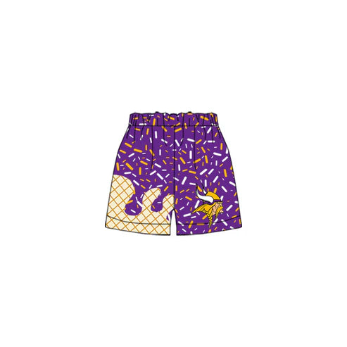 6.9 Custom Moq 3 Baby Boys Vikings Team drips Shorts Bottoms