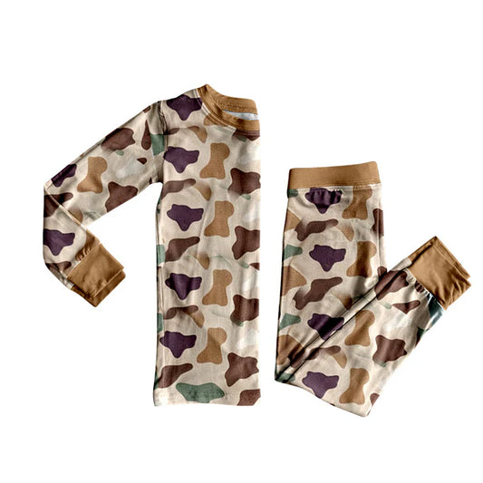 11.20 MOQ：5pcs BLP1398 pre-order toddler boy clothes camo boy winter outfit