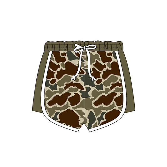 11.8 MOQ：5pcs SS0745 pre-order baby boy clothes camo print boy summer shorts