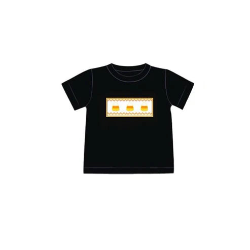 5.19 BT1250 Baby Boys Black Short Sleeves Candy Tee Shirts Top Preorder