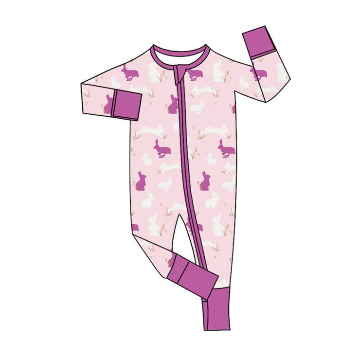 11.14 MOQ:5pcs LR2907 pre-order baby girl clothes bunny toddler girl easter romper
