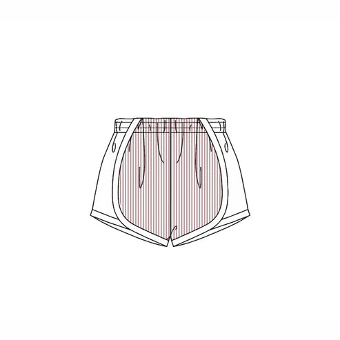 3.28 SS0490 Baby Girls Khaki Stripe Shorts Bottoms Preorder