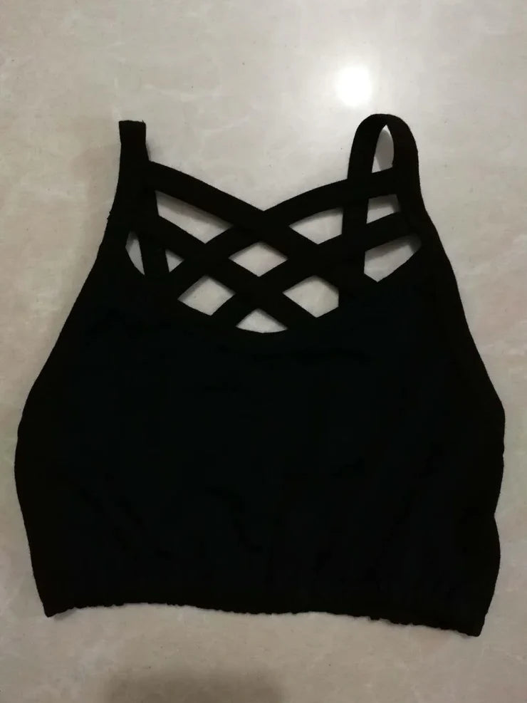11.18 MOQ：5pcs GT1445 pre-order baby girl clothes black girl summer yoga top