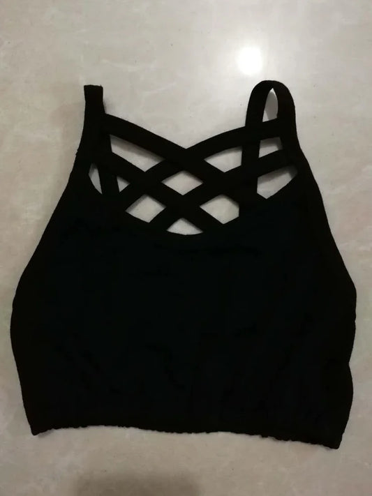 11.18 MOQ：5pcs GT1445 pre-order baby girl clothes black girl summer yoga top