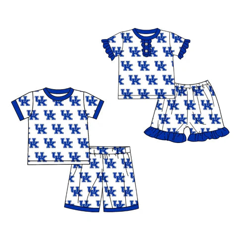5.16 Custom Moq 3 Each Item Sibling Boys Baby Girls Football Team UK Clothes Sets
