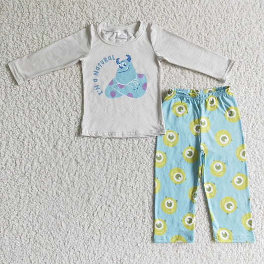 BLP0058 Cartoon long sleeve pants suit for boys