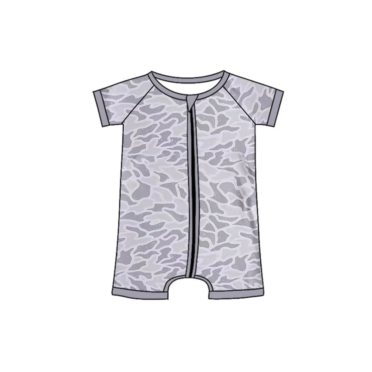 11.21 MOQ:5pcs SR3573 pre-order baby boy clothes camo boy summer romper