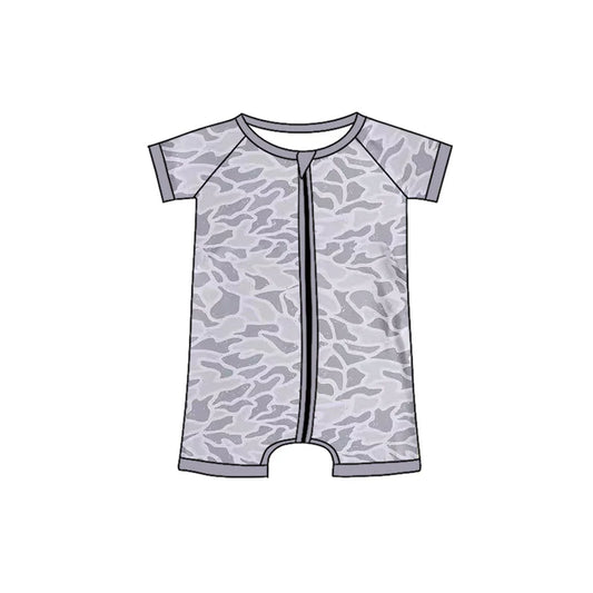 11.21 MOQ:5pcs SR3573 pre-order baby boy clothes camo boy summer romper