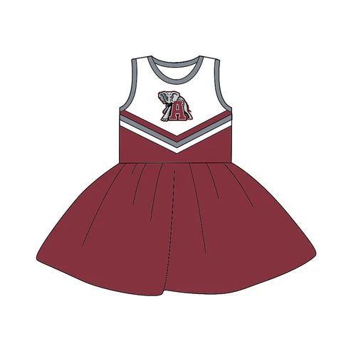 5.2  Baby Girls Team Sleeveless 21 A-Line Dresses Preorder(moq 3)