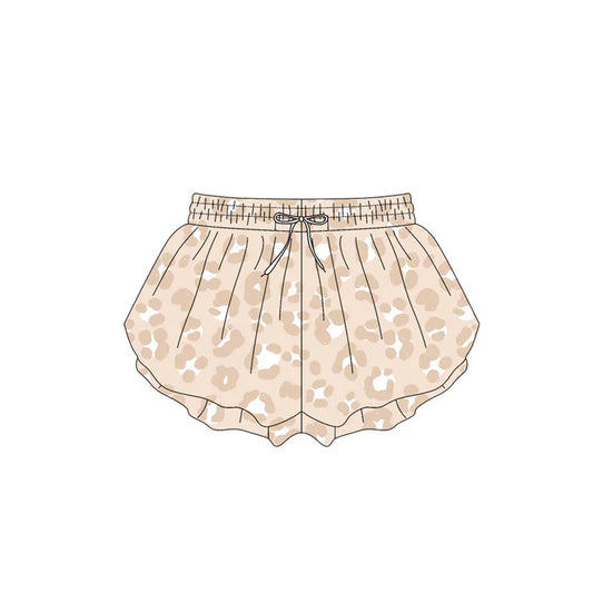 4.18 SS0588 Baby Girls Khaki Leopard Summer Shorts Bottoms Preorder