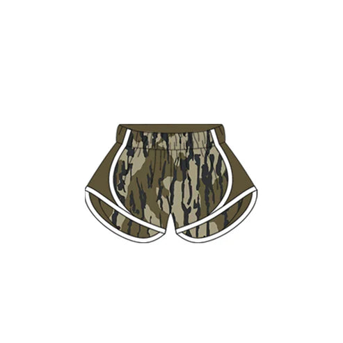 4.10 SS0528 Baby Girls Olive Bottomland Camo Shorts Bottoms Preorder