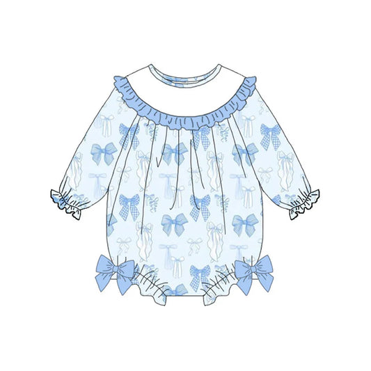 11.13 MOQ:5pcs LR2900 pre-order baby girl clothes bows girl winter bubble