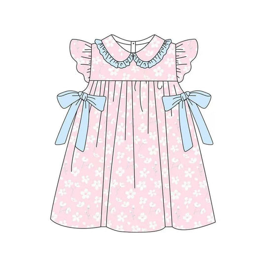 11.10 MOQ:5pcs GSD3062 pre-order toddler clothes flower girl summer dress