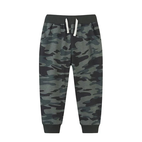 9.23 P0860 Baby Boys Western Dark Grey Camo Pockets Legging Pants With Belt Preorder