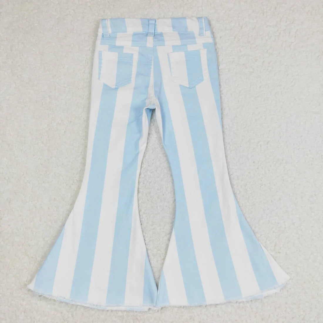 L-3.7 P0469 Blue and white striped denim pants