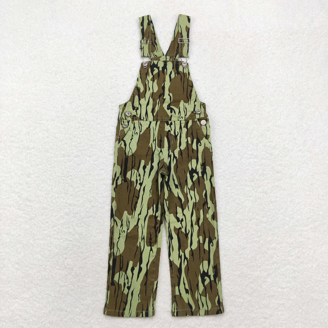 L-3.7 P0534 Denim pants with army green camo straps