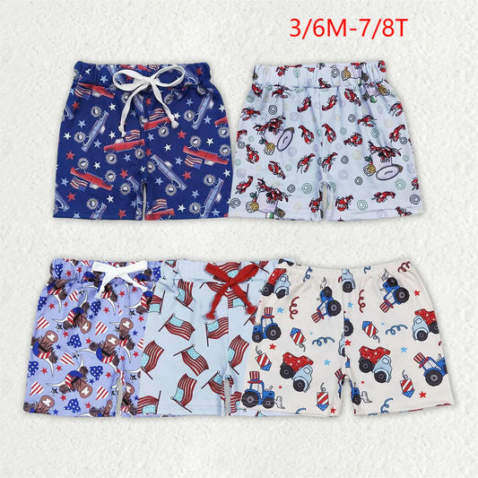 Sibling Baby Boys Summer 4th Of July Shorts Bottoms