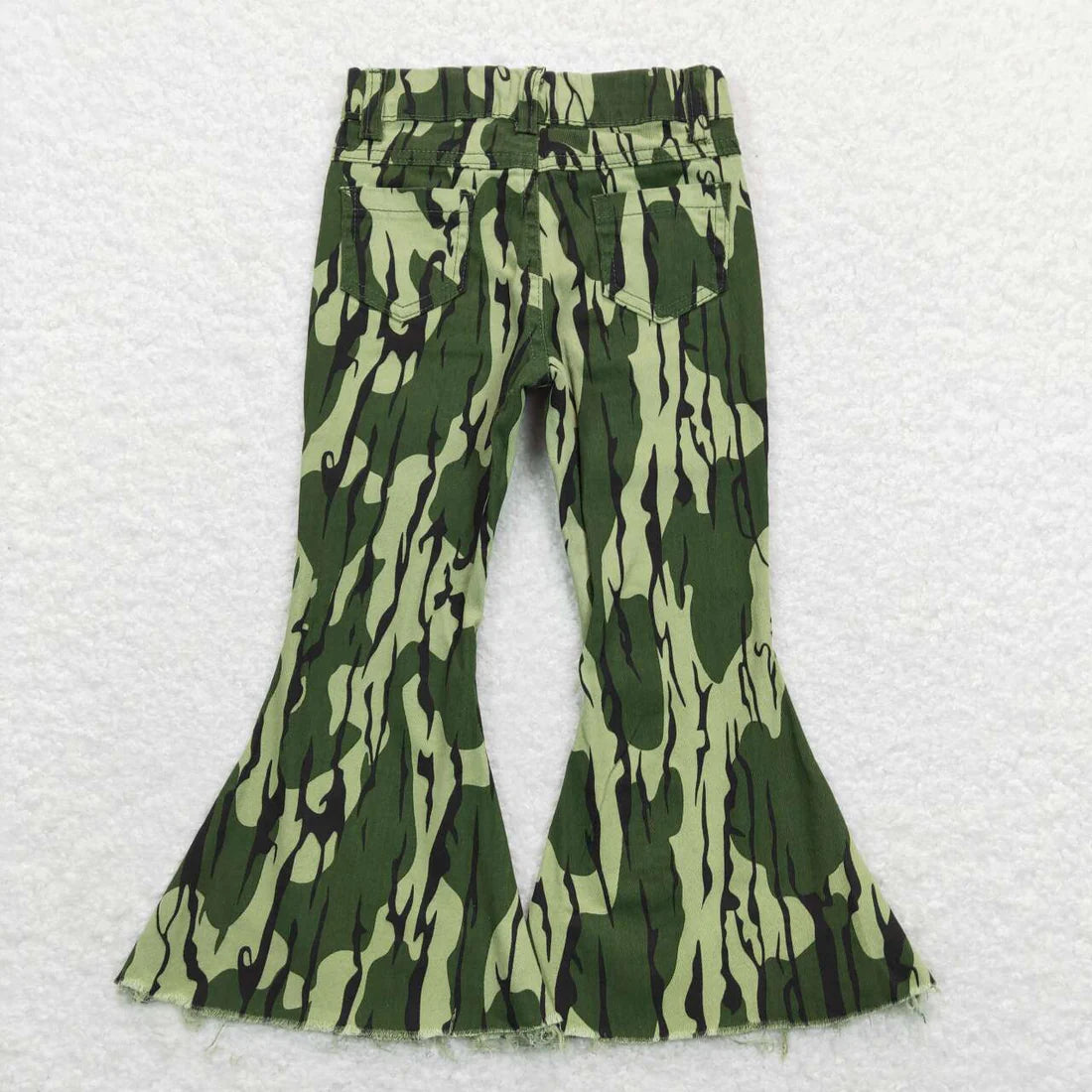 L-3.7 P0372 camouflage Army Green Denim trousers