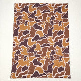 BL0109 camouflage brown baby blanket