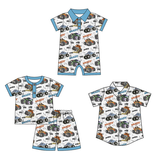 26.1.21 Custom MOQ:3 or 5 pcs each design milk silk Sibling baby boy clothes short sleeve shorts sets and tops and romper
