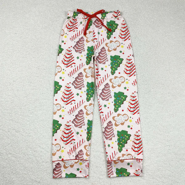 P0506 Adult Christmas tree cookies gingerbread man pants