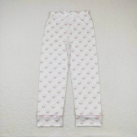 P0269 Adult Santa Claus pink and white trousers