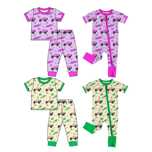 26.1.16 Sibling Baby Girl Boys Clothes Fishing Short Sleeve pants Sets and Romper