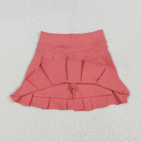 6.9 GLK0080 Baby Girls Peach Yoga Active Wear Skirt