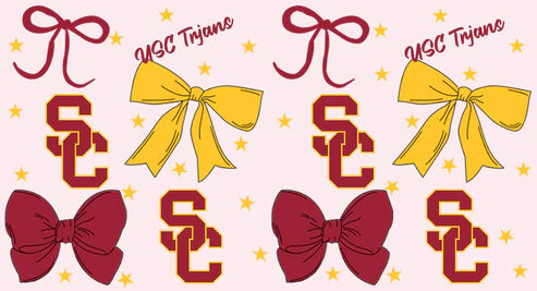 7.3 Custom Moq 3 Baby Girls Sleeveless USC Bows Vest Top Short Skirts Set