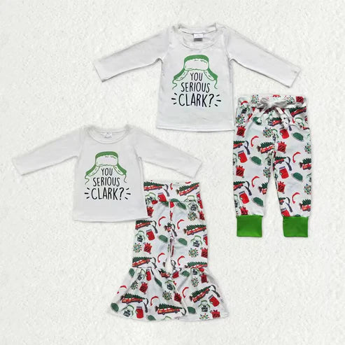 10.31 Sibling Baby Boys Girls You Top Gifts Pants Christmas Clothes Sets