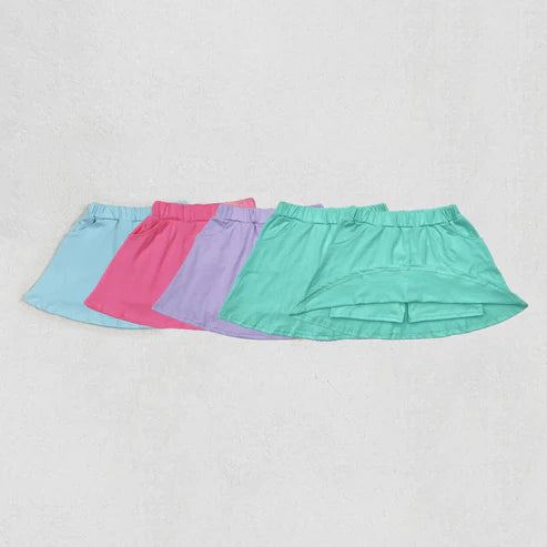 5.9 Sibling Baby Girls Pocket Cotton Skorts Skirts