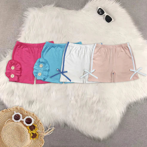 5.9 Sibling Baby Girls Cotton Summer Shorts Bottoms