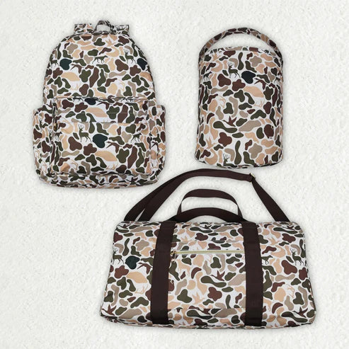 4.28 Sibling Baby Kids Adult Deer Camouflage Backpacks Bags Duffles Baskets