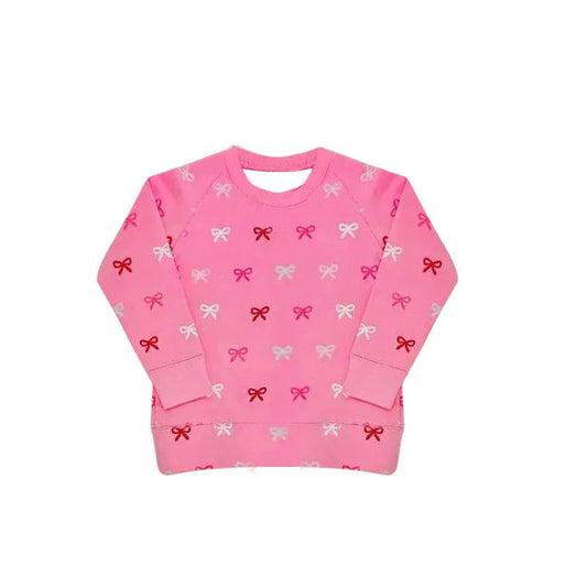 11.26 MOQ：5pcs GT1492 pre-order baby girl clothes bows girl summer top