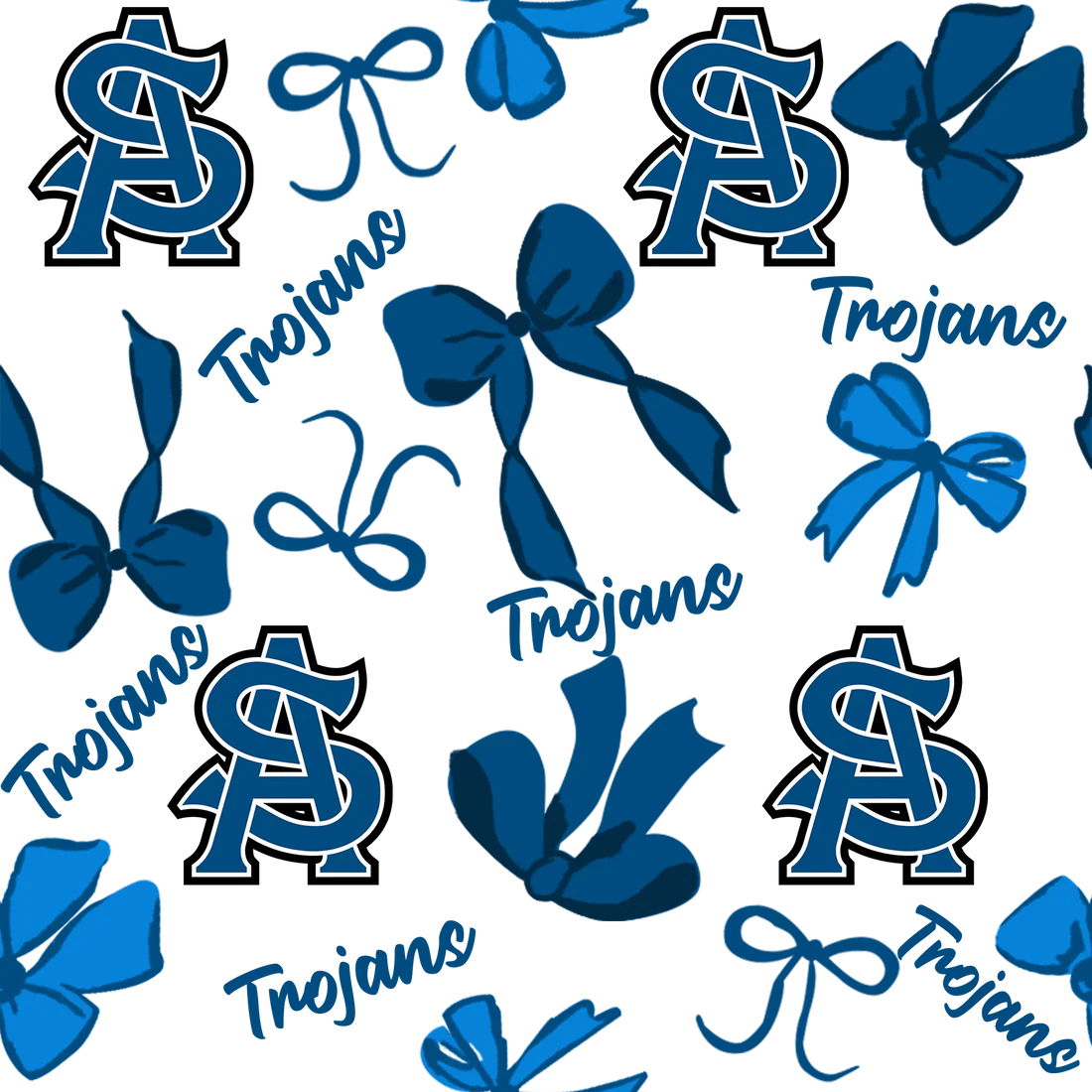 7.31  Custom Moq 5 Baby Girls Trojans team Straps Jumpsuits Rompers