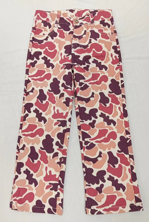 5.26 P0662 Baby Boys Brown Hunting Camo Denim Pants preorder