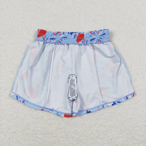 S0336 Firework Popsicle blue swimming trunks