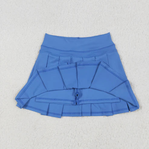 6.9 GLK0084 Baby Girls Hot Blue Yoga Active Wear Skirt