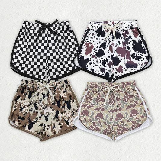 3.19 4 Colors Adult Women Summer Sports Camouflage Shorts Bottoms