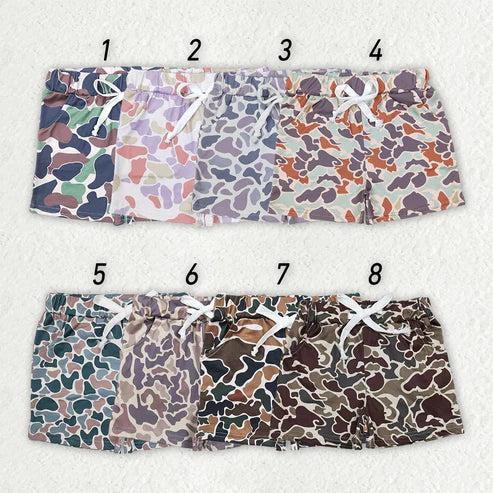 4.2  8 Colors Sibling Baby Boys Camouflage Summer Bottom Shorts