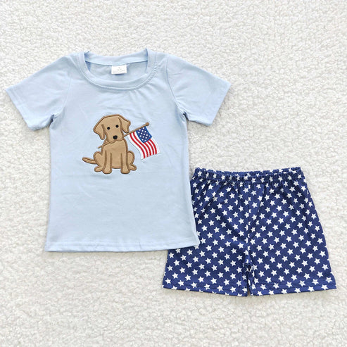 4.19  Sibling Baby Boys July 4th Summer Shorts Outfits