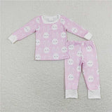 GLP1156 Bunny pink long sleeve pantsuit