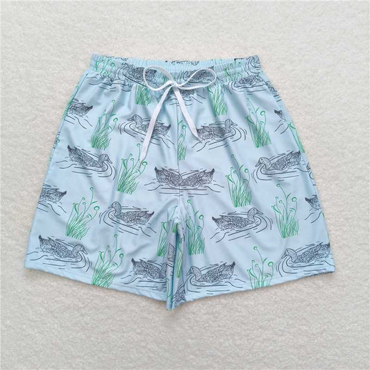 S0359 Aqua swimming trunks for male duck for adults