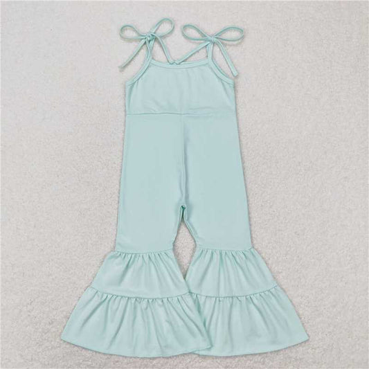 SR0716 Gray-green camisole jumpsuit