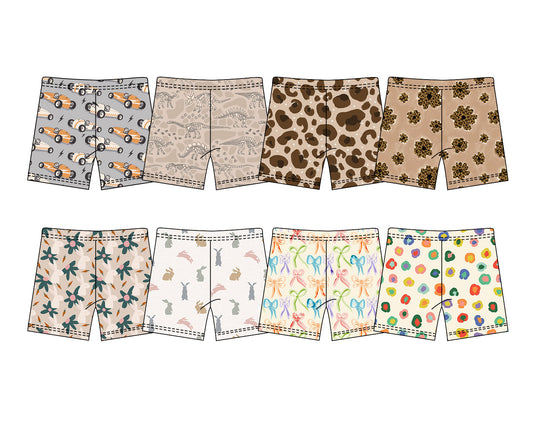 26.1.10 Custom MOQ:3 or 5 pcs each design milk silk Sibling baby boy clothes summer bow shorts 8