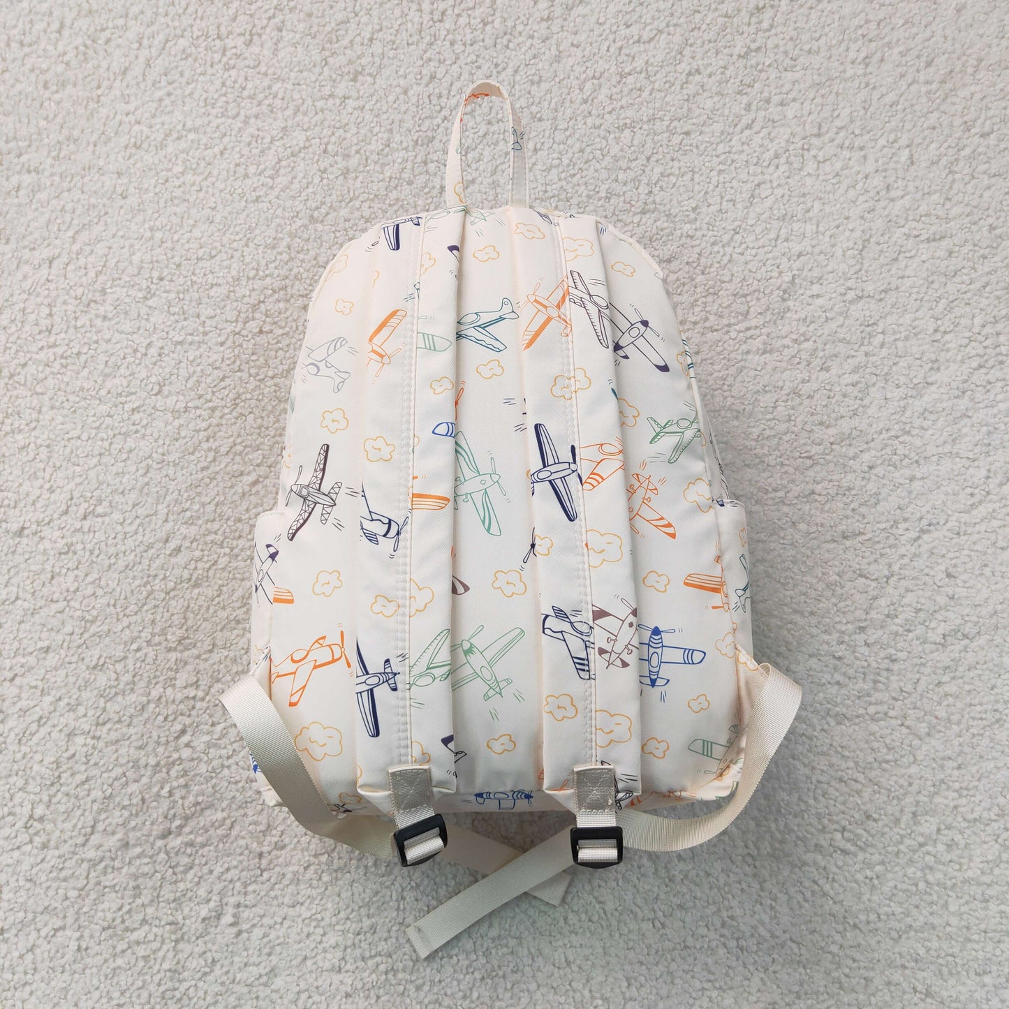 BA0220 Baby Kids Colorful Planes Clouds School Backpack Back Bags