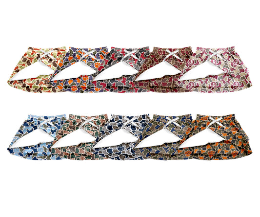 26.1.8 Custom MOQ:3 or 5 pcs each design milk silk Sibling baby girl clothes summer team camouflage skirts 10
