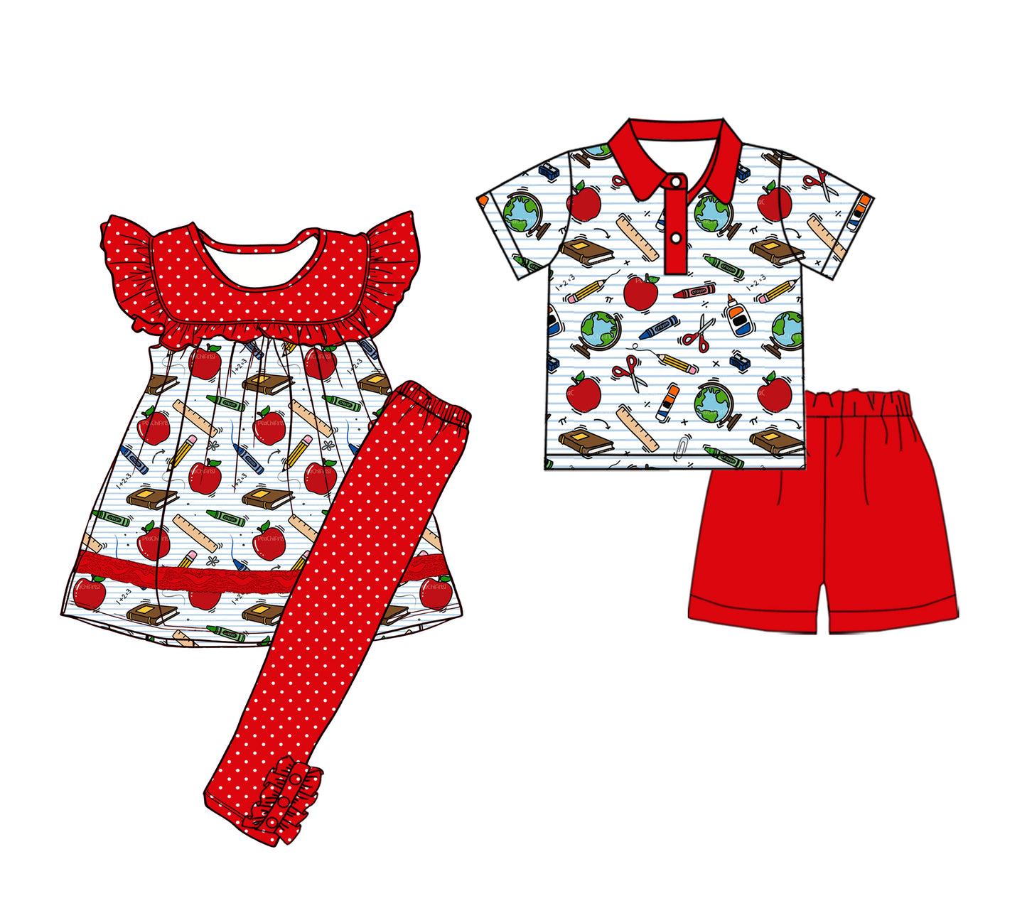 26.1.14 Custom MOQ:3 or 5 pcs each design milk silk Sibling baby girl boy clothes abc short sleeve shorts sets and pants sets