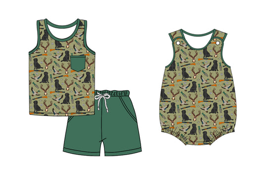 26.1.2 Custom MOQ:3 or 5 pcs each design milk silk Sibling baby boy clothes puppy duck short sleeve shorts sets and romper