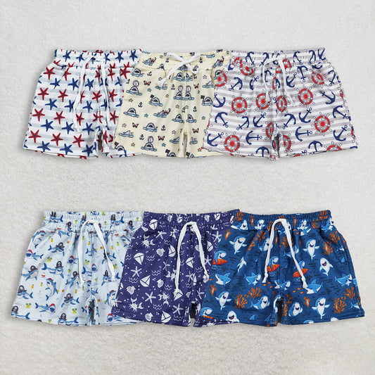 Sibling Baby Boys clothes Summer Beach swim Shorts